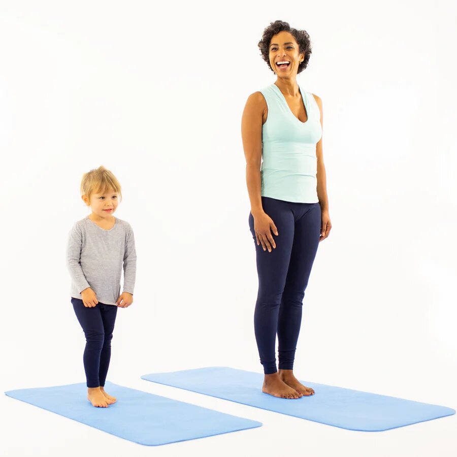 Soul Mates Saltea Yoga pentru copii ecologica Wave albastra