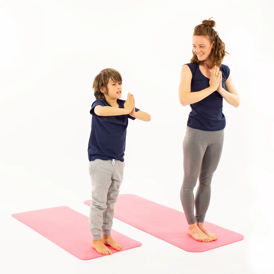 Soul Mates Set yoga mama copil saltele asortate si carduri incluse Sun and Moon Roz