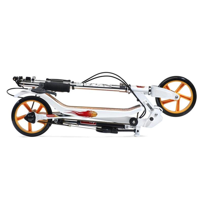 Space Scooter Trotineta pliabila X580 Series Alb ghidon reglabil suspensie greutate admisa 90 kg