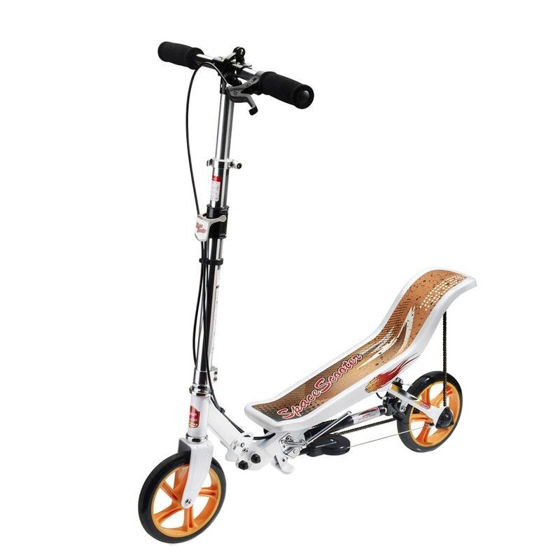 Space Scooter Trotineta pliabila X580 Series Alb ghidon reglabil suspensie greutate admisa 90 kg