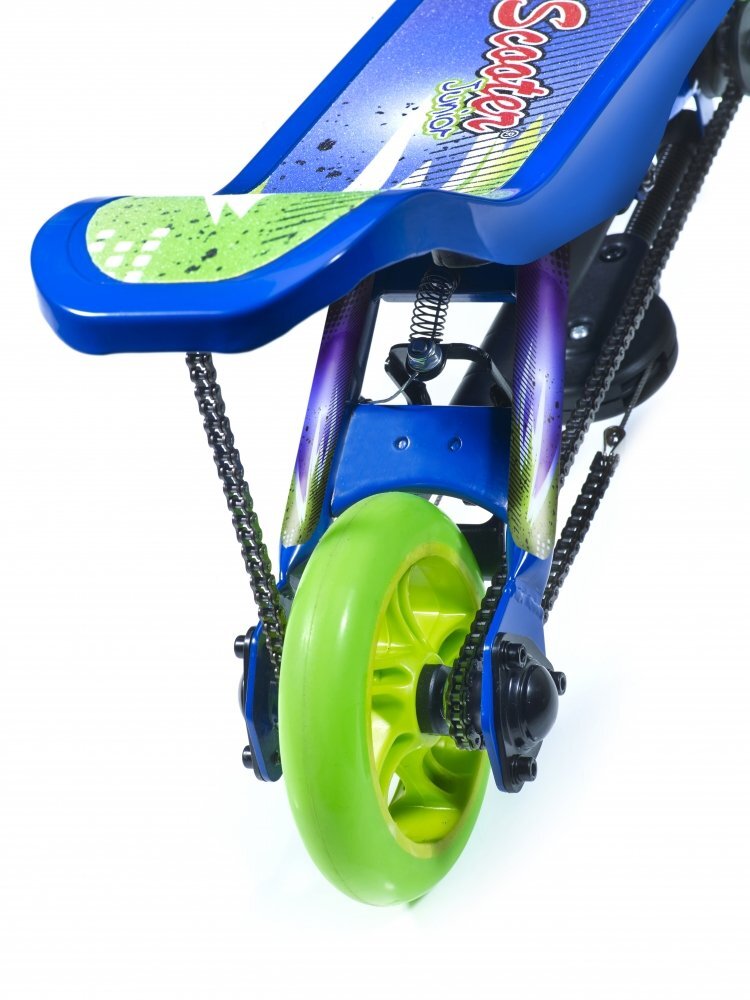 Space Scooter Trotineta X360 Series Junior Albastru ghidon reglabil pliabila suspensii greutate suportata 60 kg varsta 4 ani+