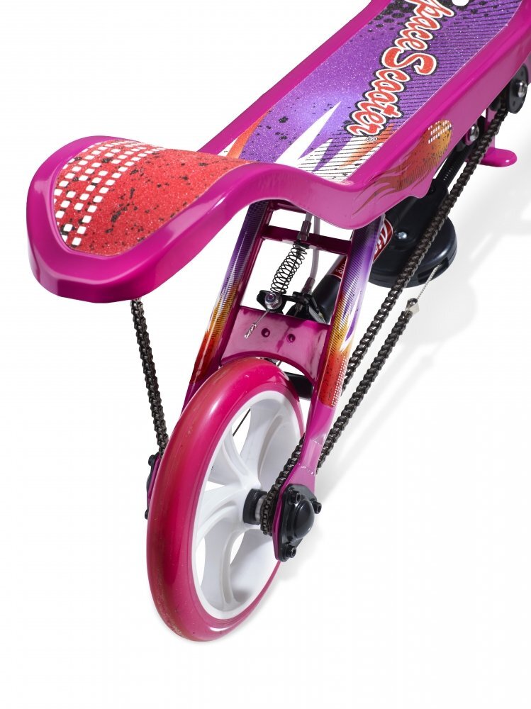 Space Scooter Trotineta X360 Series Junior Roz ghidon reglabil pliabila suspensii greutate suportata 60 kg varsta 4 ani+