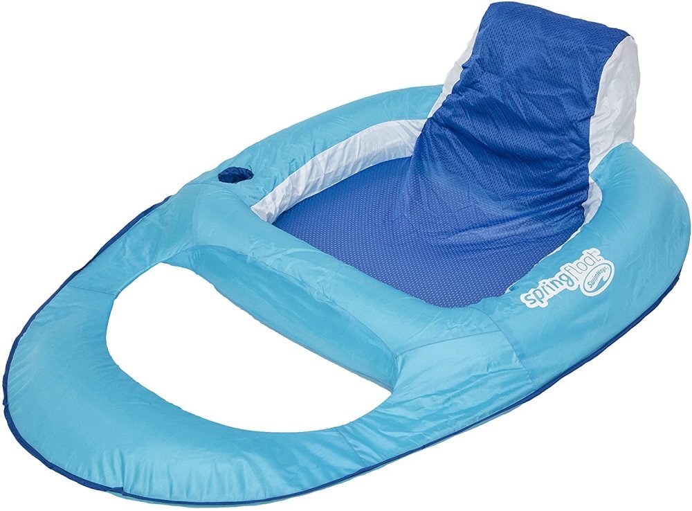 Spin Master Swimways sezlong plutitor recliner cu spatar si suport pahare