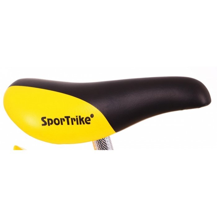 SporTrike Bicicleta fara pedale cu frana suport picioare si roti gonflabile Balancer galben
