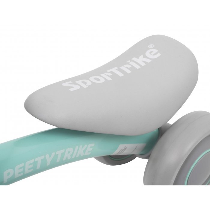 SporTrike Ride-On pentru copii fara pedale cu 4 roti din plastic verde de la 1 an inaltime pana la sezut 24 cm greutate maxima admisa 25 kg