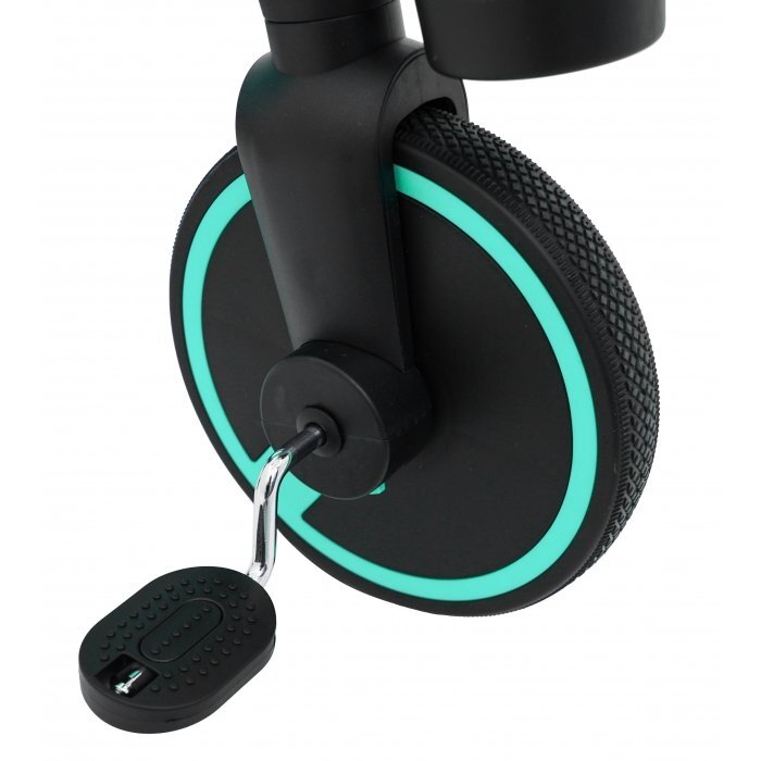 SporTrike Tricicleta pentru copii Albastru 3 in 1 cu pedale roti din cauciuc scaun reglabil in 2 trepte suport pahar maner reglabil pe inaltime si detasabil