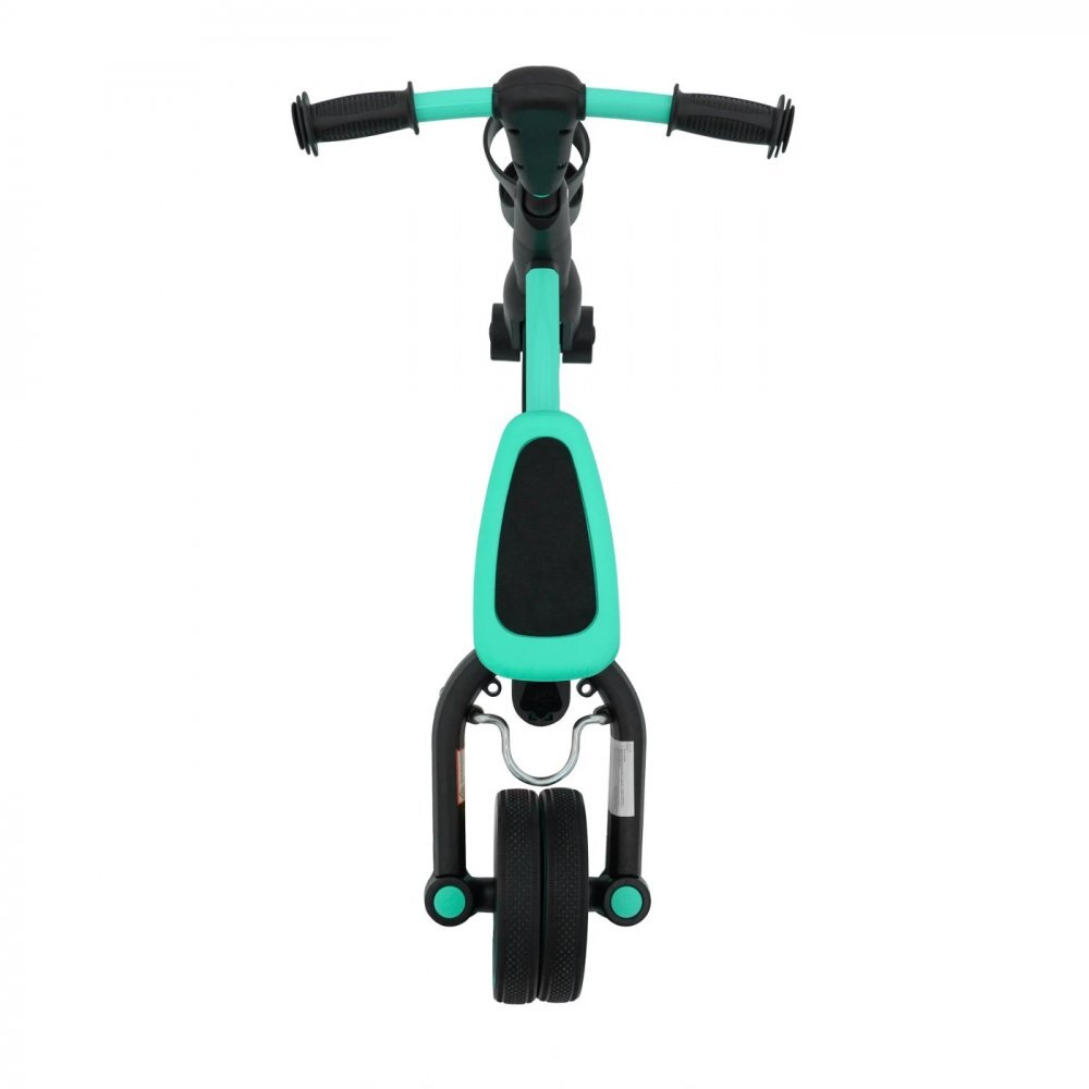 SporTrike Tricicleta pentru copii Happy Albastru 3 in 1 control al directiei roti din cauciuc si sistem roata libera