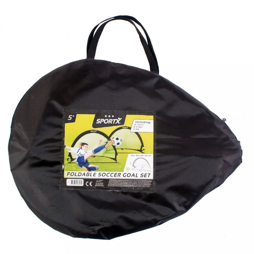 SportX Set 2 porti de fotbal pliabile pentru copii