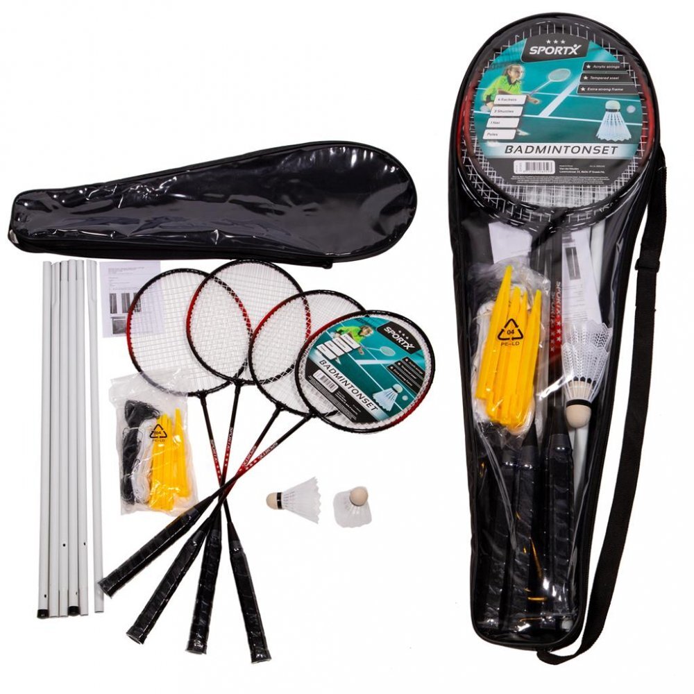 SportX Set de joaca badminton Van Der Meulen