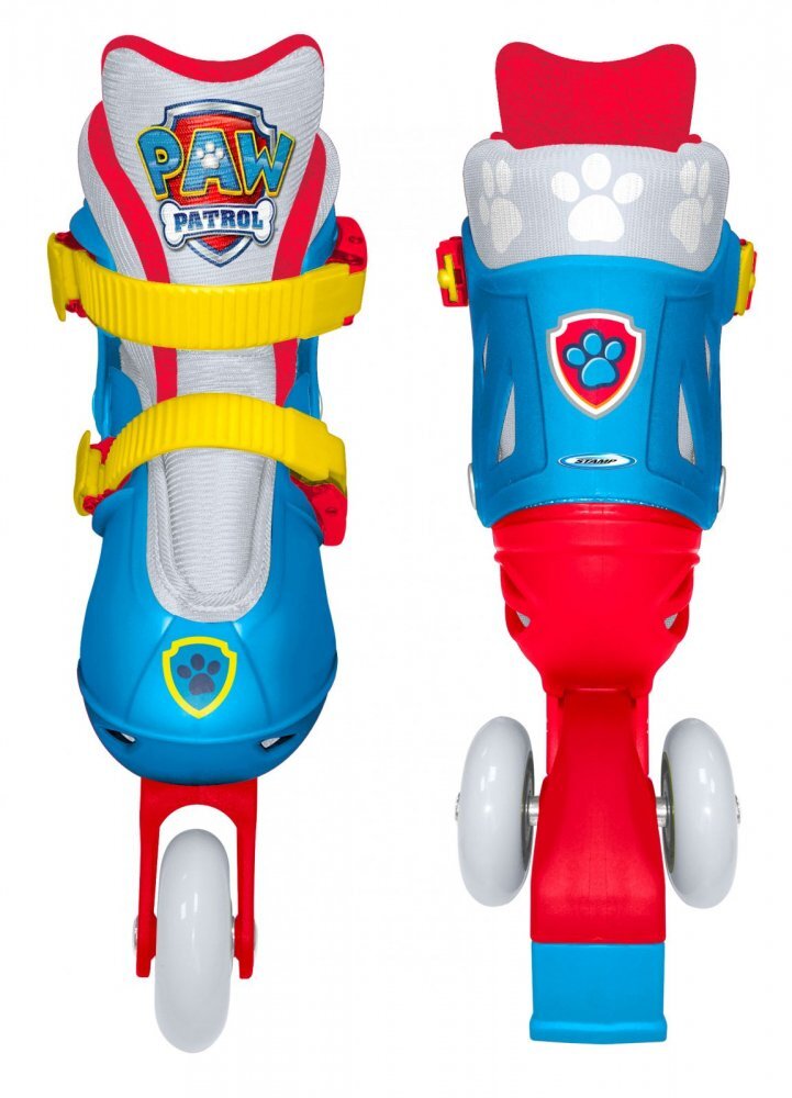 Stamp Role pentru copii cu roti din PVC si sistem de reglare model Paw Patrol masura 27-30