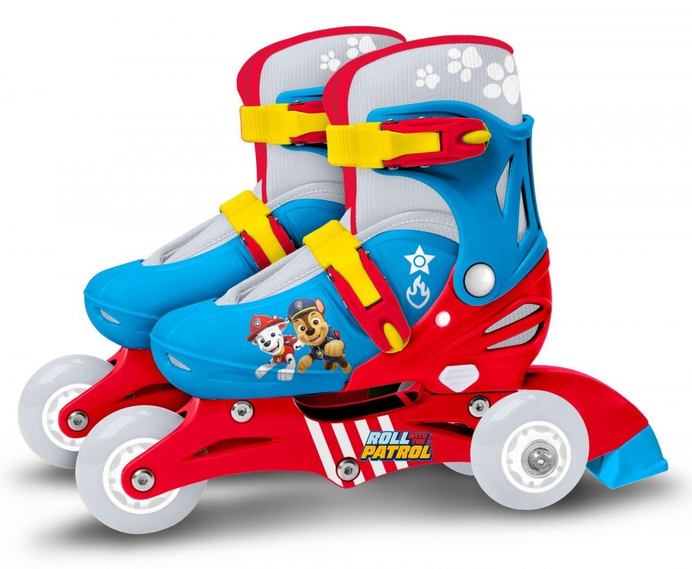 Stamp Role pentru copii cu roti din PVC si sistem de reglare model Paw Patrol masura 27-30
