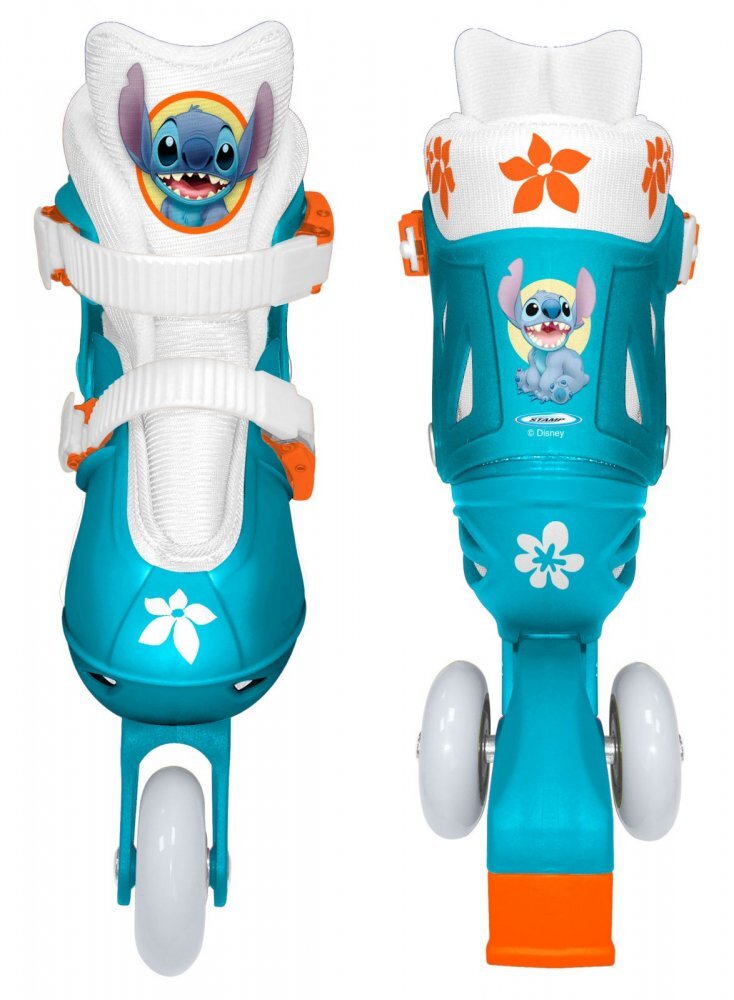 Stamp Role pentru copii cu roti din PVC si sistem de reglare model Stitch masura 27-30