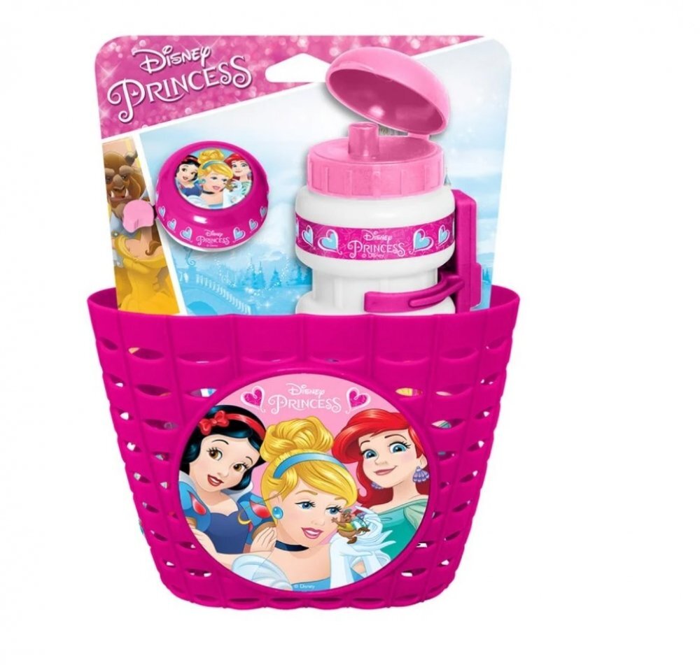 Stamp Set accesorii pentru bicicleta Disney Princess clopoel cos ghidon sticla apa