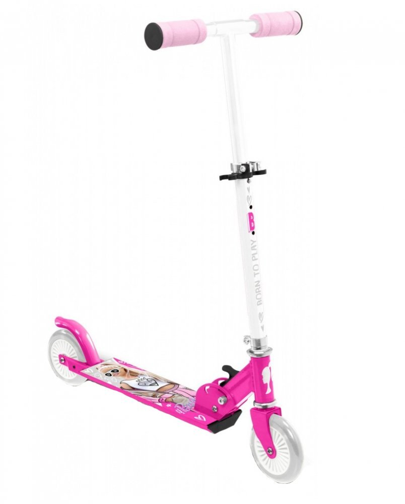 Stamp Trotineta Barbie pliabila ghidon reglabil manere pliabile greutate suportata 50 kg varsta 3 ani+