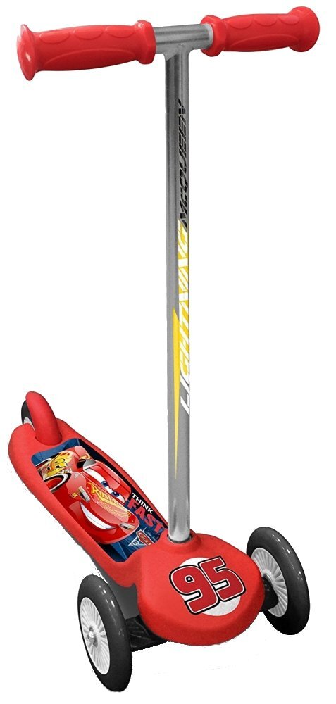 Stamp Trotineta intuitiva Disney Cars cu 3 roti platforma antiderapanta greutate admisa 20 kg