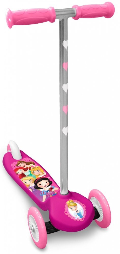 Stamp Trotineta intuitiva Disney Princess cu 3 roti platforma antiderapanta greutate admisa 20 kg