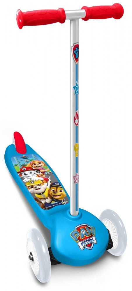 Stamp Trotineta intuitiva pentru copii cu 3 roti din PVC Platforma antiderapanta Paw Patrol