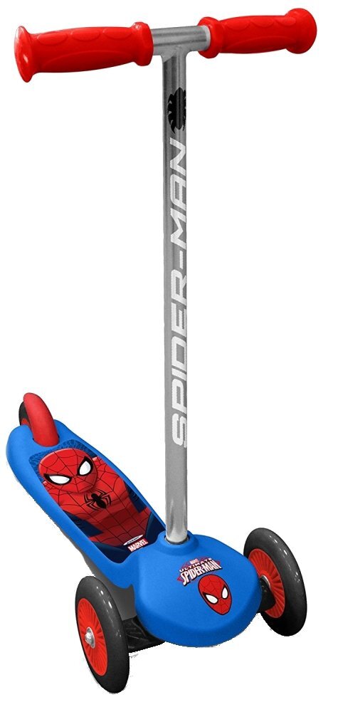 Stamp Trotineta intuitiva Spiderman cu 3 roti platforma antiderapanta greutate admisa 20 kg