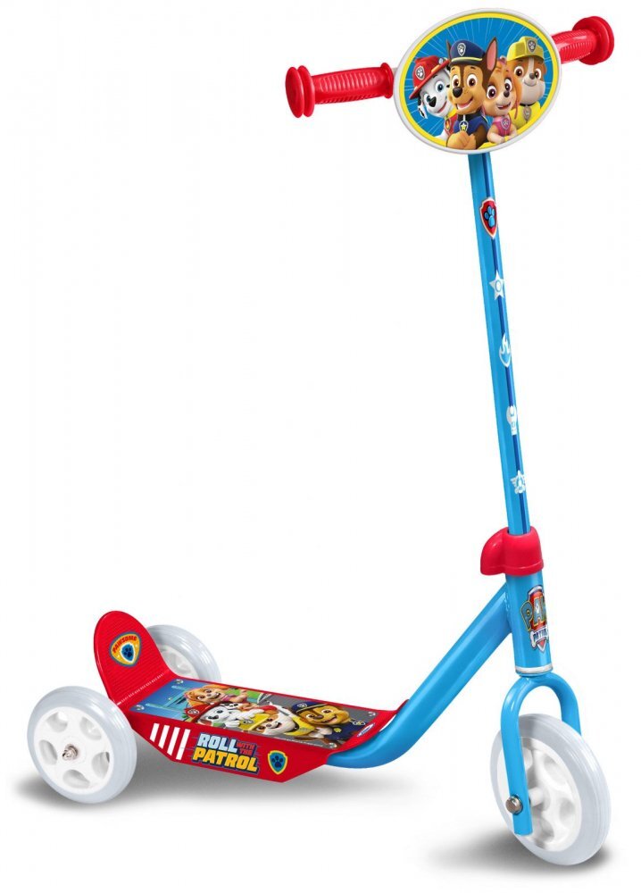 Stamp Trotineta pentru copii cadru din otel ghidon reglabil manere ergonomice platforma antiderapanta Paw Patrol