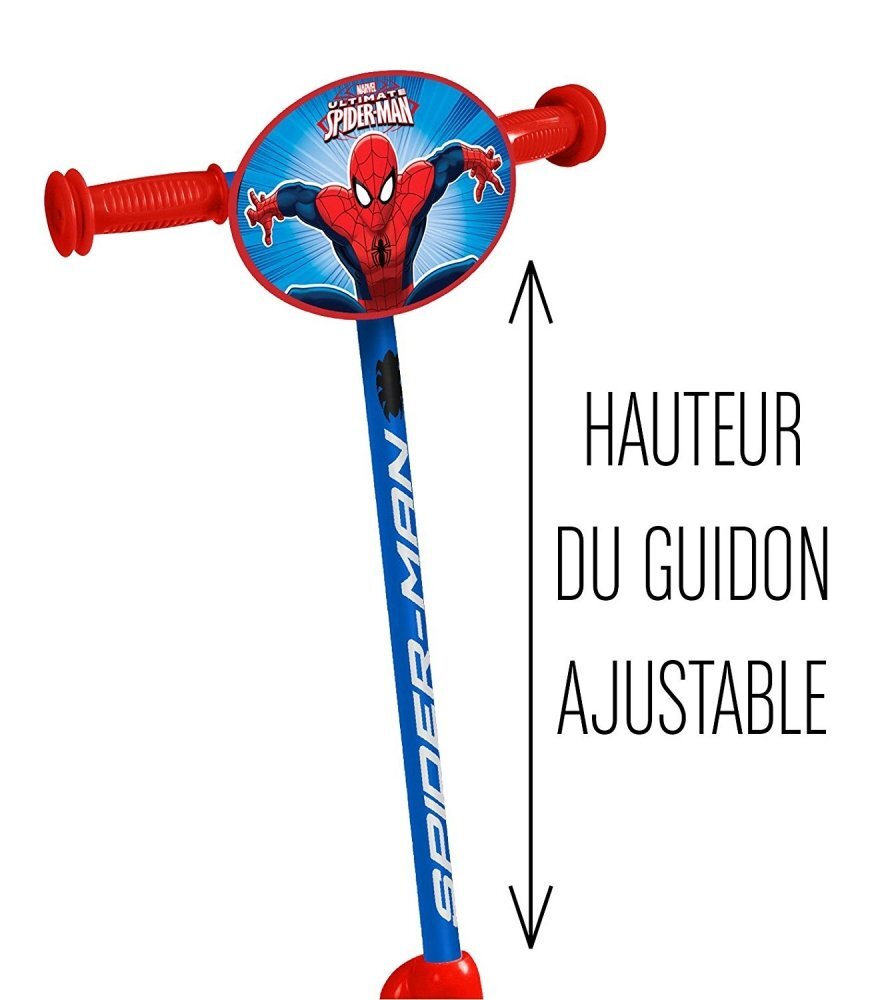 Stamp Trotineta Spiderman ghidon reglabil cadru din otel platforma antiderapanta manere ergonomice greutate suportata 20 kg