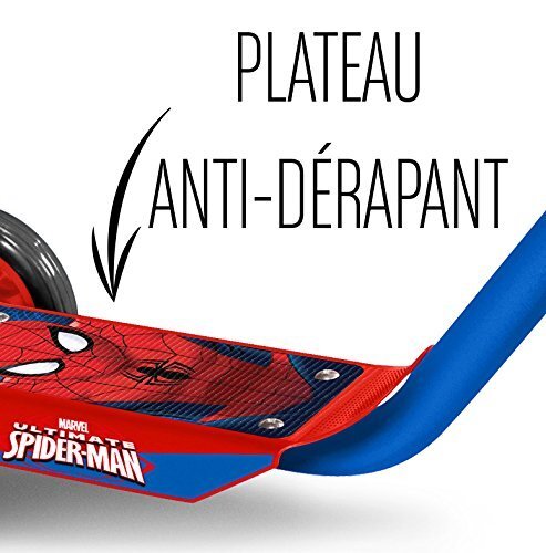 Stamp Trotineta Spiderman ghidon reglabil cadru din otel platforma antiderapanta manere ergonomice greutate suportata 20 kg