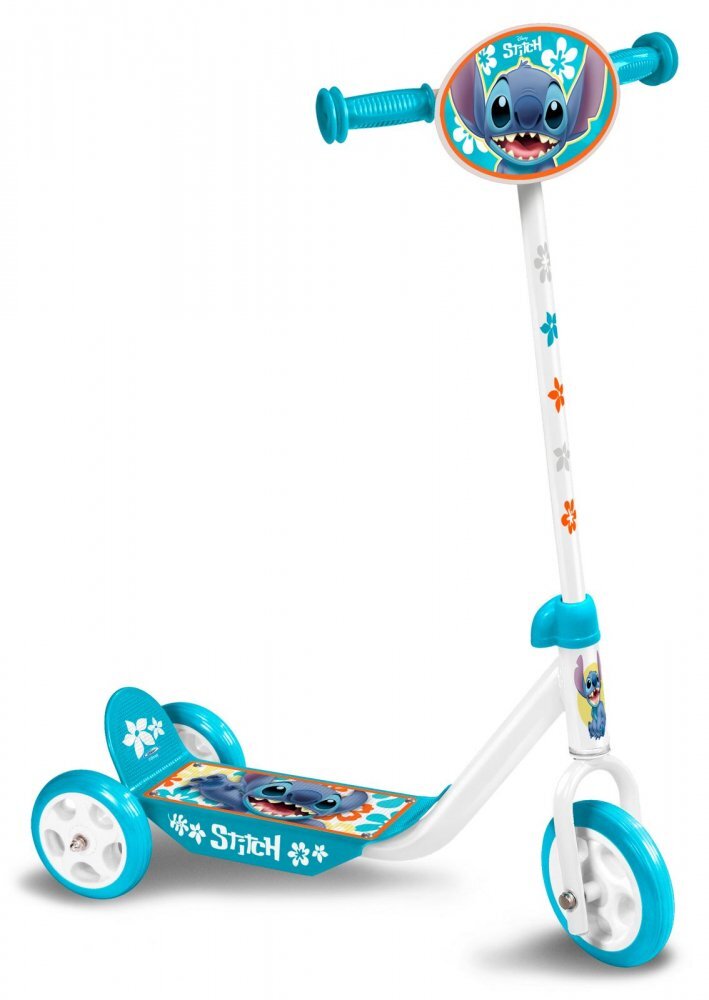 Stamp Trotineta Stitch cu 3 roti ghidon reglabil platforma antiderapanta