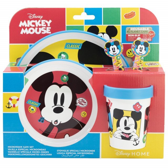 Stor Set de masa premium antiderapant 5 piese Mickey Mouse Fun-Tastic