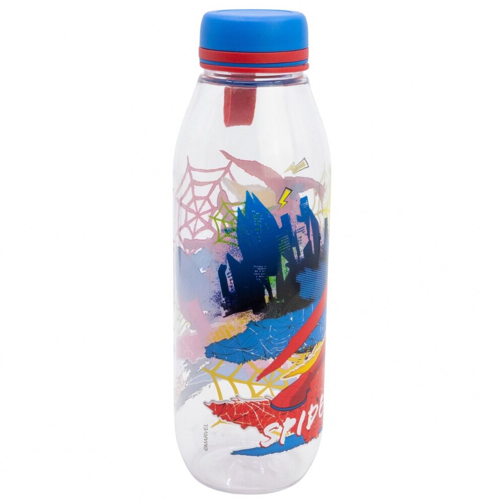 Stor Sticla de apa pentru copii Spiderman 650 ml cu maner si capac din silicon