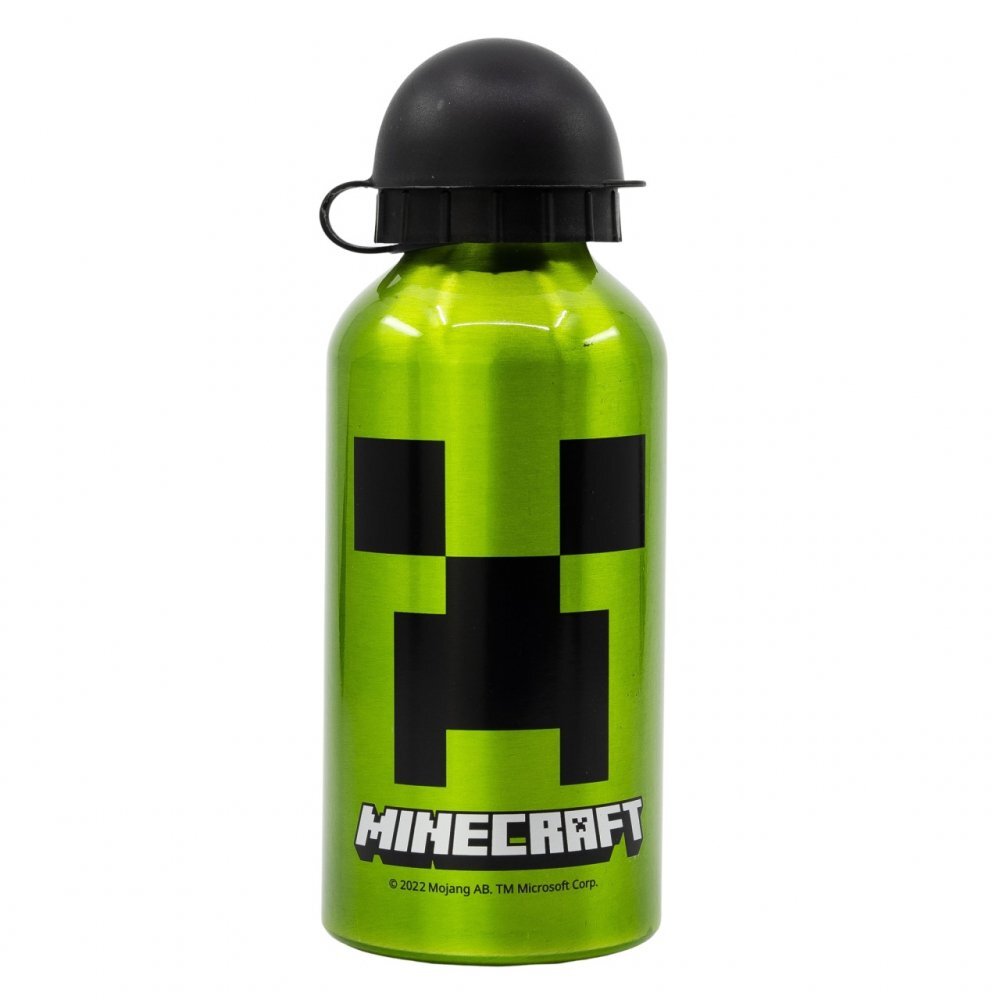 Stor Sticla din aluminiu 400 ml Minecraft Creeper Verde