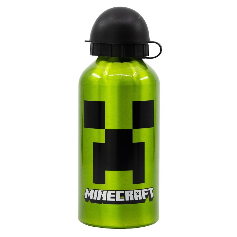 Stor Sticla din aluminiu 400 ml Minecraft Creeper Verde