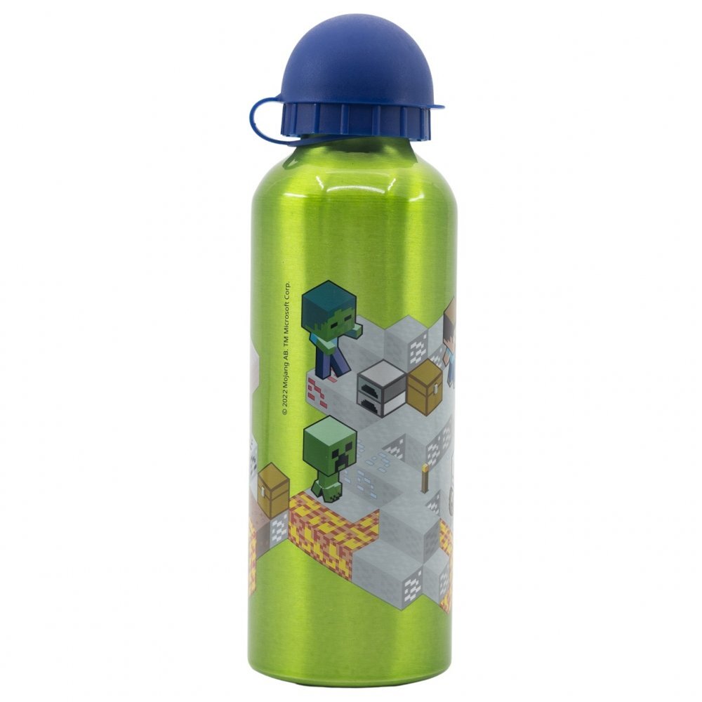 Stor Sticla din aluminiu 530 ml Minecraft Verde