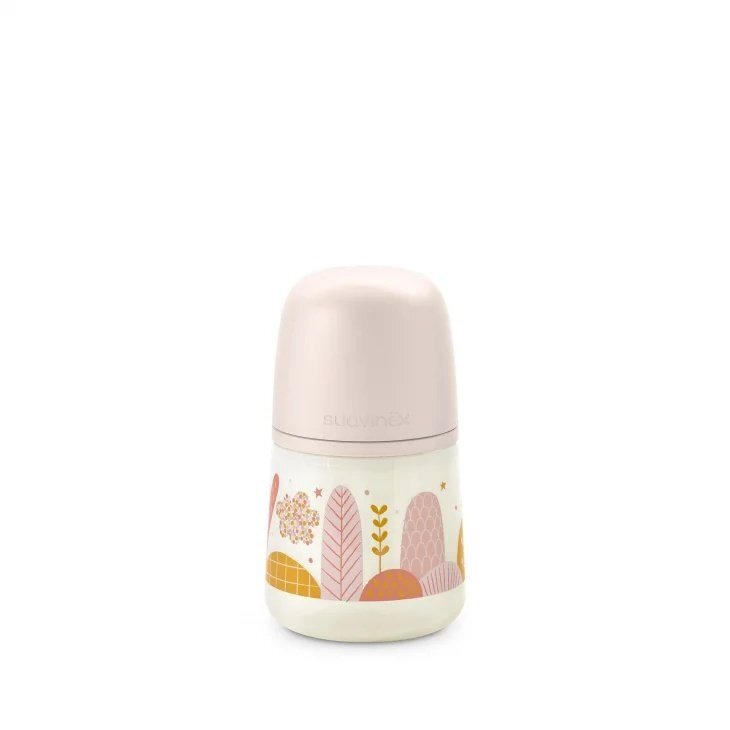 Suavinex Biberon 150 ml tetina fiziologica SX Pro debit lent roz Dreams