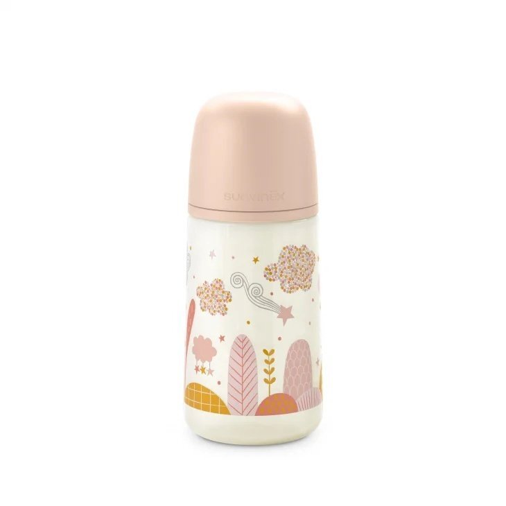 Suavinex Biberon tetina fiziologica SX Pro Dreams debit mediu 270 ml piersica