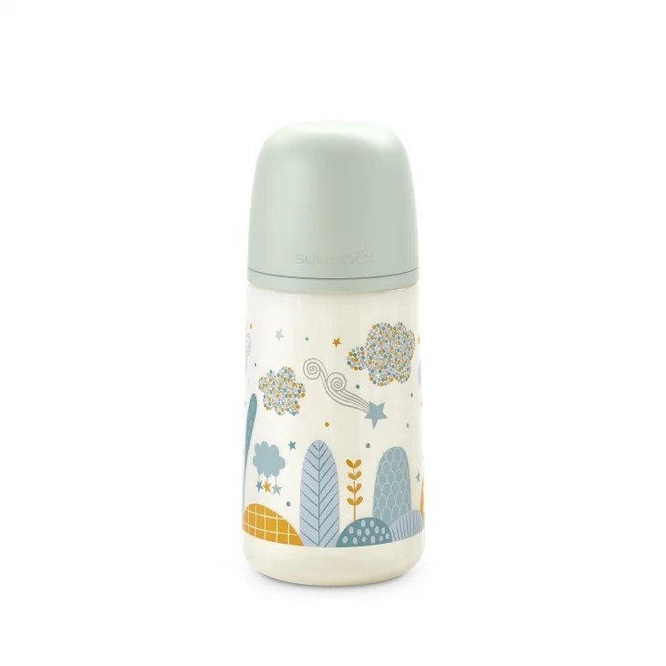 Suavinex Biberon tetina fiziologica SX Pro Dreams debit mediu 270 ml verde