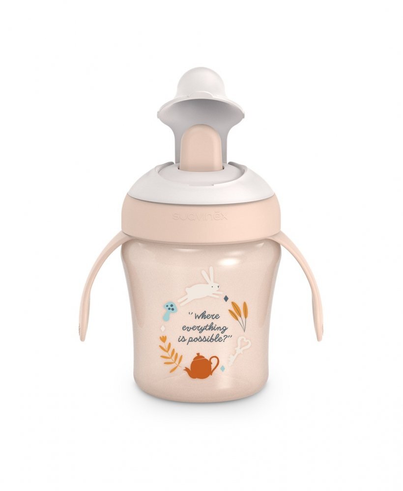 Suavinex Cana de antrenament Wonder roz 200 ml