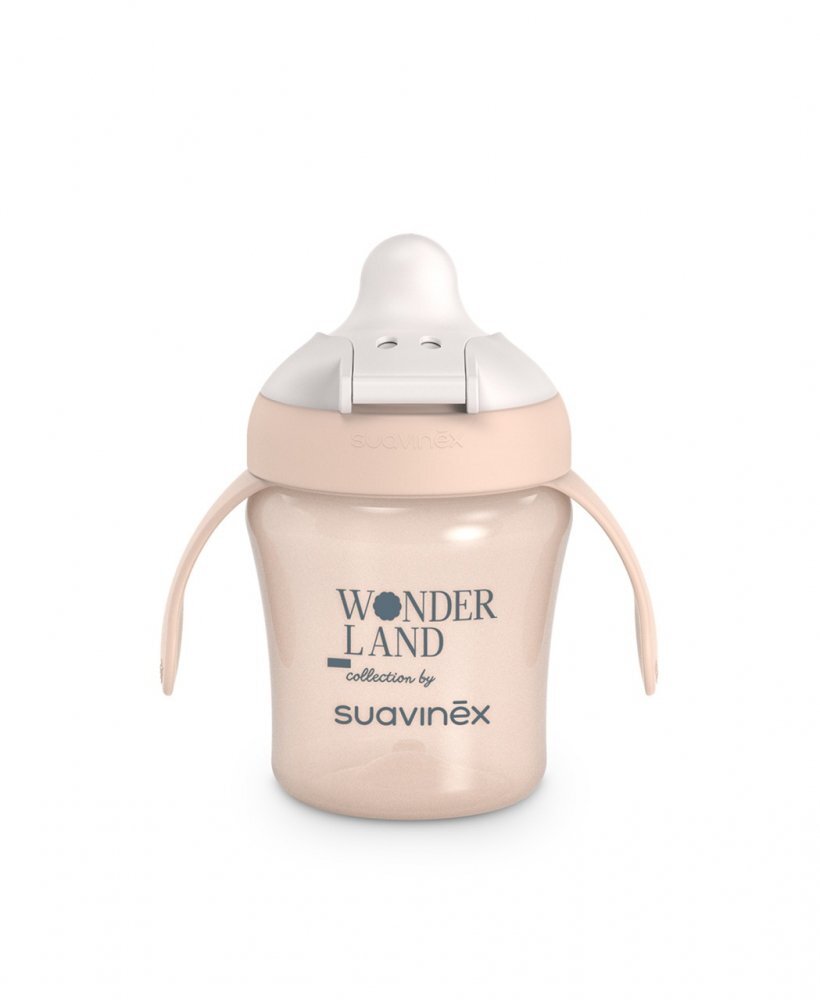 Suavinex Cana de antrenament Wonder roz 200 ml