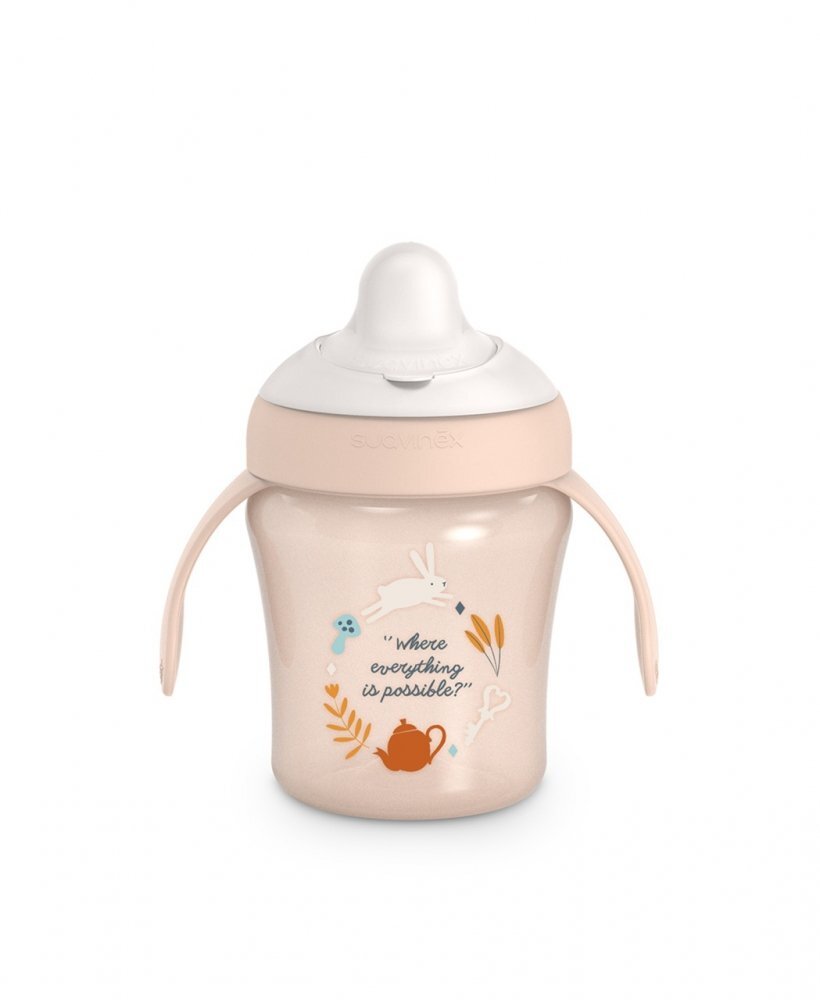 Suavinex Cana de antrenament Wonder roz 200 ml