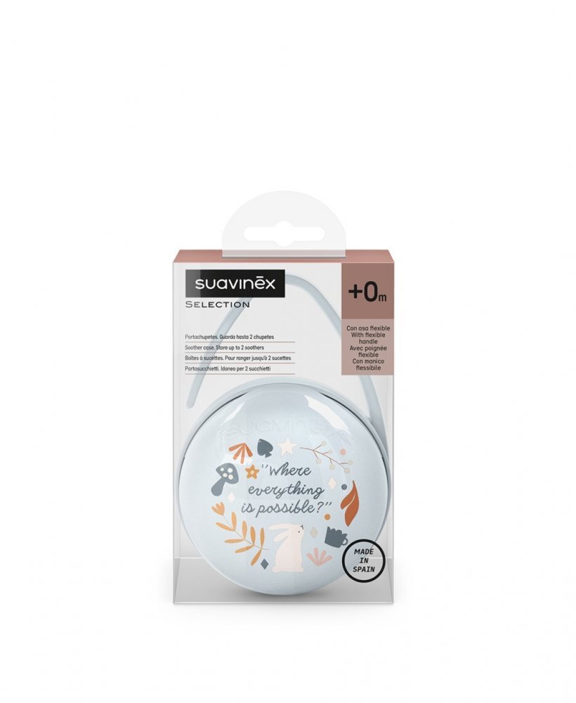 Suavinex Cutie pentru suzeta Wonderland albastru
