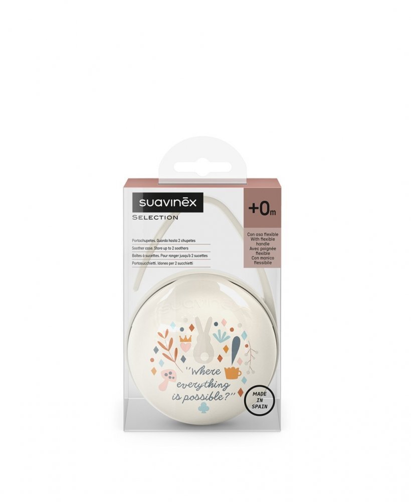 Suavinex Cutie pentru suzeta Wonderland bej
