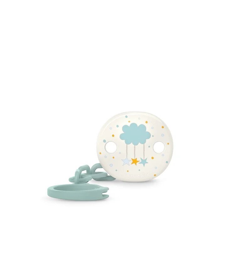 Suavinex Lantisor pentru suzeta cu clips albastru marin Dreams