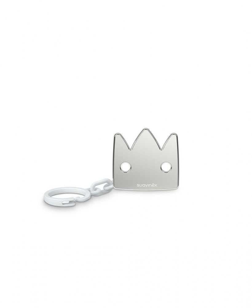 Suavinex Lantisor pentru suzeta cu clips Spread Joy coroana