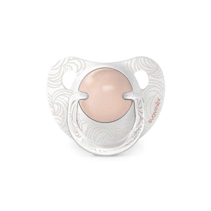 Suavinex Set 2 suzete anatomice din silicon 0-6 luni Dreams piersica
