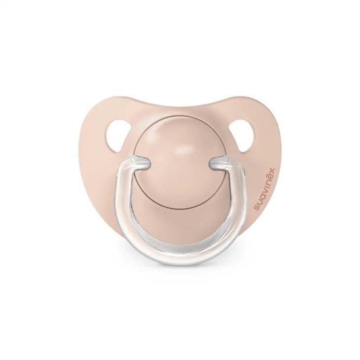 Suavinex Set 2 suzete anatomice din silicon 0-6 luni Dreams piersica