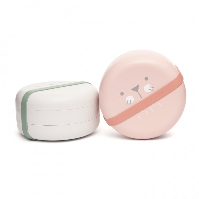 Suavinex Set boluri pentru pranz Hygge +4 luni roz