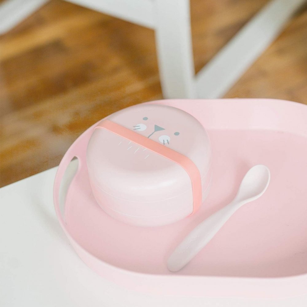 Suavinex Set boluri pentru pranz Hygge +4 luni roz