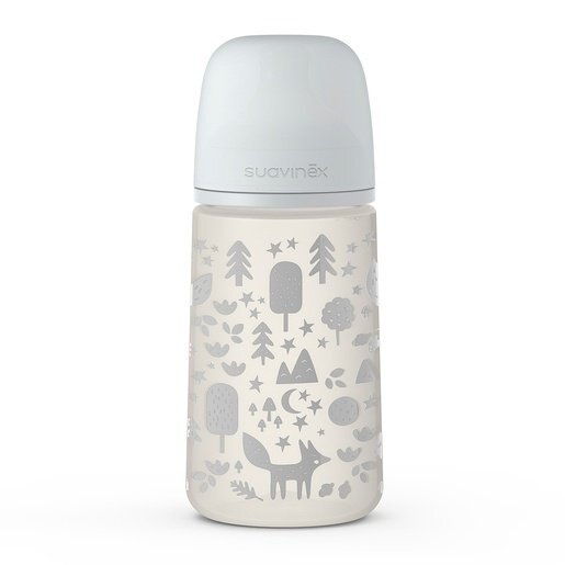 Suavinex Set cadou biberon 150 ml + biberon 270 ml + suzeta Fox
