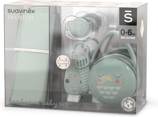 Suavinex Set cadou Bonhomia 4 piese menta