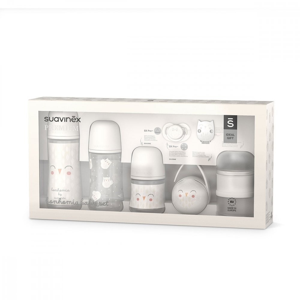 Suavinex Set cadou Bonhomia 7 piese bej