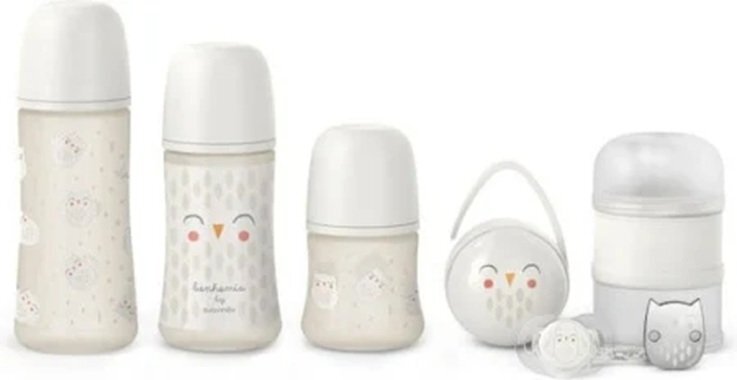 Suavinex Set cadou Bonhomia 7 piese bej