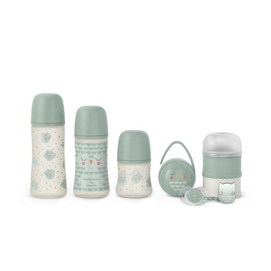 Suavinex Set cadou Bonhomia 7 piese menta